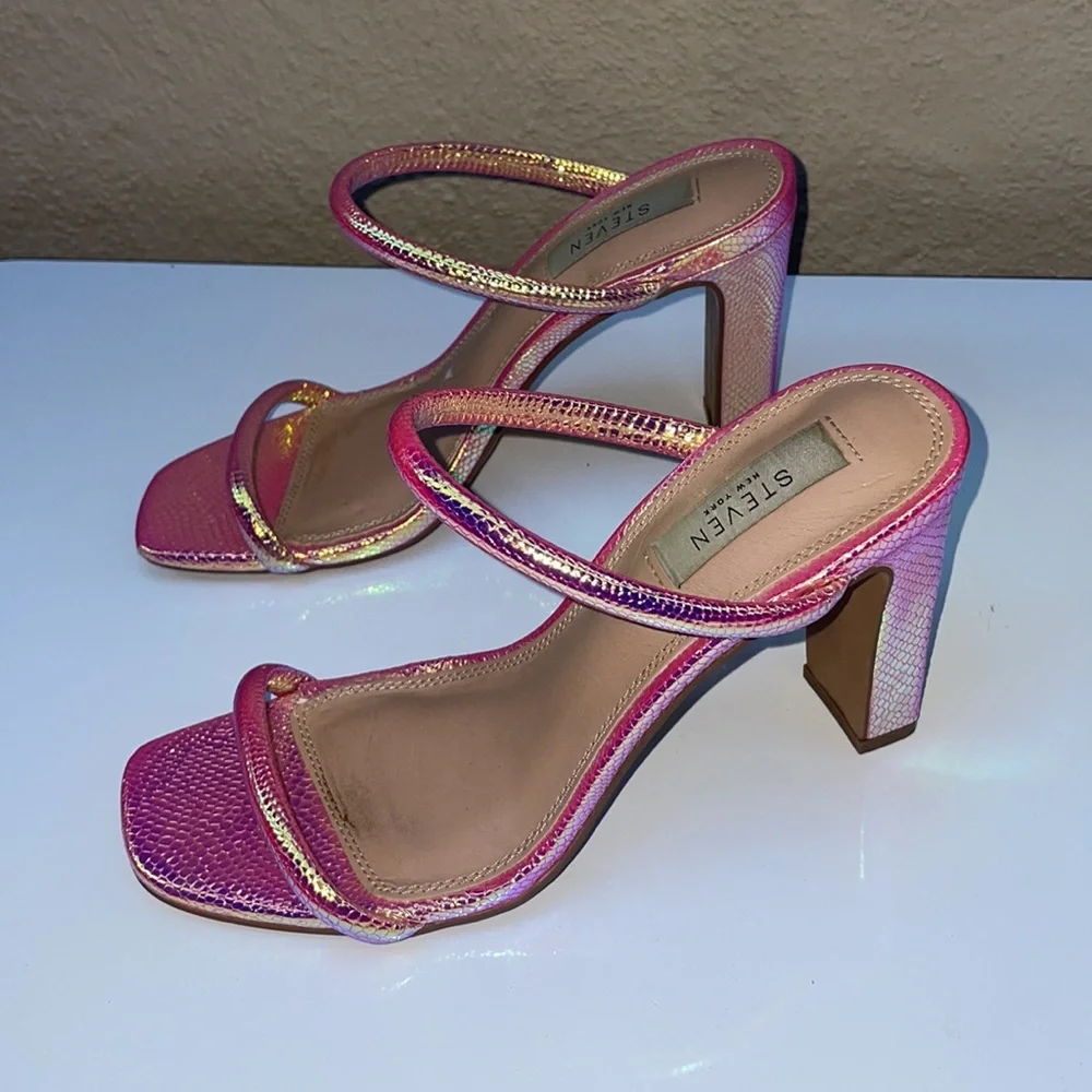 Steven New York Jacee Iridescent SM Sandal - Picture 4 of 9
